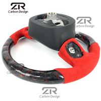 Volant en fibre de carbone forgé LED RPM pour Dodge Challenger Charger Hellcat Durango Jeep Cherokee SRT Scat Pack Super Bee RT