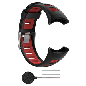 <span class=keywords><strong>Bracelet</strong></span> de <span class=keywords><strong>montre</strong></span> en silicone de remplacement de haute qualité à double couleur pour <span class=keywords><strong>montre</strong></span> intelligente de sport <span class=keywords><strong>Suunto</strong></span> Quest M1/M2/M4/M5 - Product Image 2