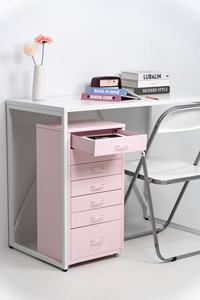 Armoire de rangement en métal moderne et colorée à 7 <span class=keywords><strong>tiroirs</strong></span>, armoire à dossiers mobile, bureau à domicile, école, hôtel, supermarché - Product Image 3