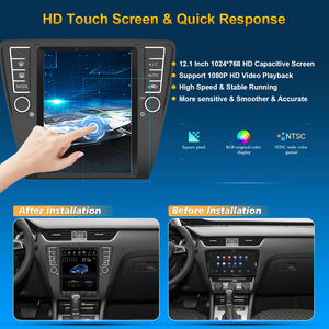 Schermo CarPlay da 10.4 Pollici, Autoradio Android per <span class=keywords><strong>SKODA</strong></span> <span class=keywords><strong>Superb</strong></span> 2008-2015 con AC Automatico, CarPlay Wireless e Navigazione GPS - Product Image 3