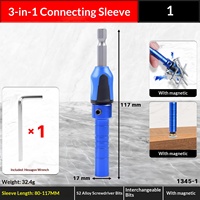 Connecteur trois-en-un, manchon magnétique spécial ultra-résistant, vis de menuiserie en acier à haute teneur en carbone, démontage de roue excentrique