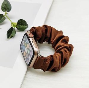 <span class=keywords><strong>Correa</strong></span> para <span class=keywords><strong>Apple</strong></span> <span class=keywords><strong>Watch</strong></span> de 40mm 44mm 42mm 38mm, Brazalete Elástico de Nailon, <span class=keywords><strong>Correa</strong></span> Scrunchie Solo Loop para iWatch Series 6 SE 5 4 3 - Product Image 4