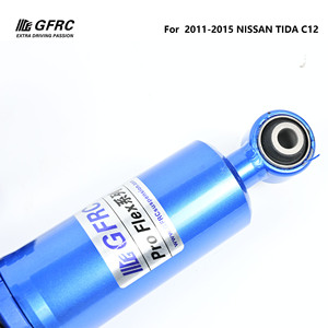 Amortiguador Coilover Monotubo GFRC con Amortiguación No Ajustable para <span class=keywords><strong>Nissan</strong></span> <span class=keywords><strong>Tiida</strong></span> C12/Sentra B17 2012-2017, Altura de Carrocería Ajustable - Product Image 5