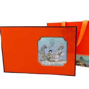 カスタム卸売カラーロゴ異なるサイズのドライフルーツカーネルナッツ紙箱日付ギフトボックス