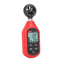 Anemómetro Digital UNIT UT363BT, Medidor de Velocidad del Viento y Temperatura para Pruebas de Velocidad del Aire en HVAC