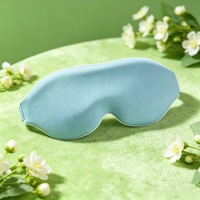 Masque de sommeil 3D profilé 18g ultra léger avec sangle réglable, doux, respirant, sans pression, confortable, design moderne pour voyage et cadeau
