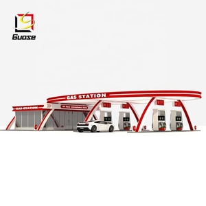 Gas stazione baldacchino design della pompa <span class=keywords><strong>di</strong></span> benzina costruzione aziende - Product Image 4