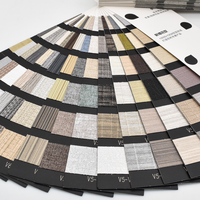 Revêtements muraux en tissu 3D personnalisés de style européen, anti-moisissures et anti-fongiques, en PVC, pour la décoration d'hôtels, design moderne