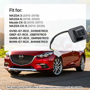 Greenyi phía sau xem sao lưu máy ảnh tương thích cho <span class=keywords><strong>Mazda</strong></span> 3 <span class=keywords><strong>6</strong></span> CX-3 CX-5 2013-2020 bãi đậu xe hỗ trợ máy ảnh thay thế OEM GV9D-67-RC0 - Product Image 2
