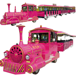 Tren Turístico Familiar de 72 Plazas para Parques de Atracciones, Tren Turístico Eléctrico - Product Image 1