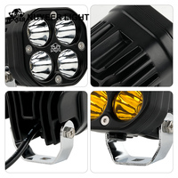 40W 4x4 Offroad LED Work Light Bars Waterproof Laser Fog Pods for Car Truck Tractor Motorcycle & Vehicle 3 Inch 12V Headlight