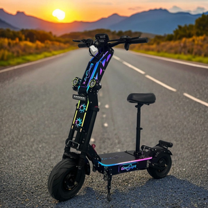 Vente en gros d'usine, scooter pliable 72V 10000w avec écran NFC, réglage par application, batterie au lithium 40-100AH, autonomie 60-300km - Product Image 1