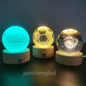 3D Laser Engraved Glowing Crystal Ball <strong>Ornaments</strong> <strong>Light</strong> <strong>up</strong> Crystal Laser Milky Way Ball Led <strong>Light</strong> Crystal Ball <strong>Ornament</strong> - Product Image 1