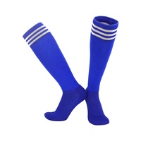 LINGTU Custom LOGO Sports Soccer Chaussettes Bas Hommes et Femmes Striped Knee High Football Socks Anti Slip Customs Gym Nonslip
