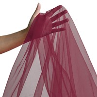 Rubans de chaise en tulle transparent pour mariage, en maille de polyester, pour décoration de dossier de chaise extérieure, rubans de chaise en forme de fleur, couvre-chaise décoratif