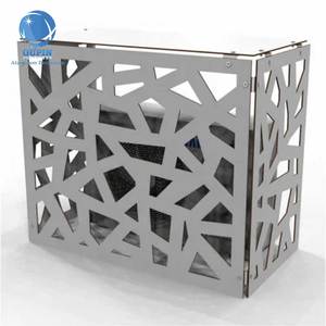 Không thấm nước AC ngoài trời bìa trang trí nhôm điều hòa không khí đơn vị bao gồm bên ngoài điều kiện hình ảnh - Product Image 6