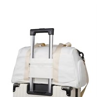 Sac de voyage unisexe personnalisé en gros, tendance, portable, de haute qualité, grande capacité, en tissu Oxford, avec fermeture éclair, imperméable et sangle réglable
