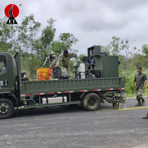 Xe tải gắn bơm kép hai màu sơn không có không khí phun vỉa hè phân chia đường đánh dấu xe tải - Product Image 3