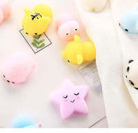 Knuffeldieren voor kinderen van 5 tot 7 jaar, stressverlichtende mini kawaii slow rising mochi knijp siliconen fidget toys