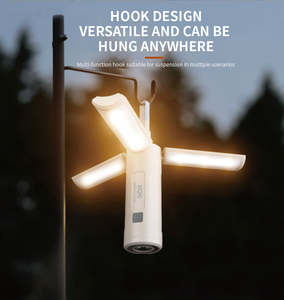 Goldmore Multifuncional LED Camping <span class=keywords><strong>Linterna</strong></span> Luces de neón al aire libre <span class=keywords><strong>Linterna</strong></span> con luz de advertencia Grupo de fuente de alimentación - Product Image 5