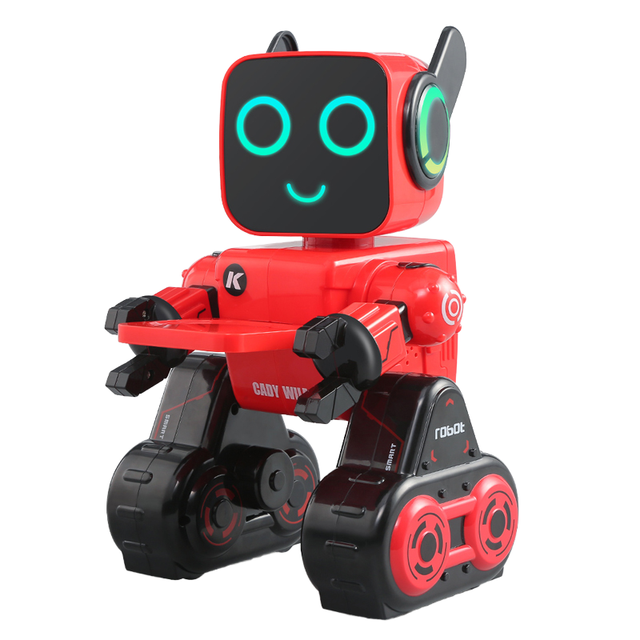 HW TOYS Smart RC Robot 2023 ABS Plastic Remote Mini Educational Electric Battery Operated Programming Kids Gift