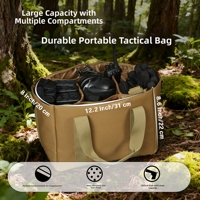 Bolsa de munición táctica de sacos sueltos, bolsa de transporte de munición de arma de fuego, estuche suave para pistola, equipo de campo de tiro de caza