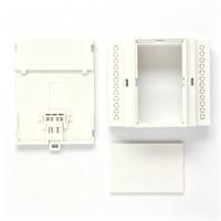 Boîtier électrique sur rail DIN pour montage sur carte PCB, 90*84*57mm, en plastique ABS, boîtiers personnalisés pour instruments électroniques sans fil