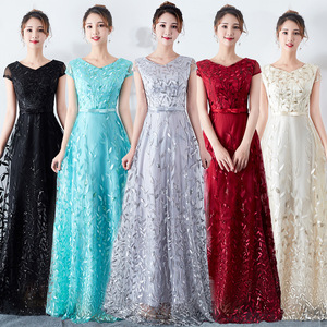 2025 nouvelle robe de Performance de chœur rouge pour la robe de soirée d'été de chœur d'étudiant pour <span class=keywords><strong>le</strong></span> concours de chansons et l'art solo pour <span class=keywords><strong>le</strong></span> test - Product Image 1