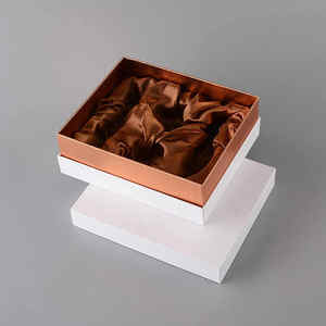 PBPK PBX65 Manufacturer Custom Luxury <b>White</b> Lid and Base Rigid <b>Cardboard</b> Gift <b>Boxes</b> Low Price for Luxury Gifts - Product Image 4
