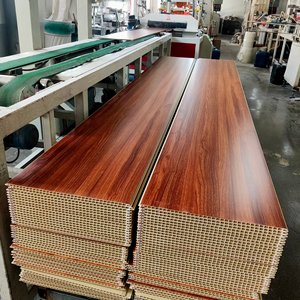 Panel <span class=keywords><strong>de</strong></span> Pared <span class=keywords><strong>de</strong></span> <span class=keywords><strong>PVC</strong></span>, Lámina para Techo, Decoración Razo, Nuevos Materiales, Color Madera, Falso Techo - Product Image 4