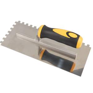 Outils John 8203E Outils pour carrelage Truelle à denture carrée Outils à main à denture carrée - Product Image 1