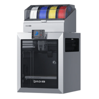Imprimante 3D FDM QIDI Q2 Combo fermée 600 mm/s 65 ° Chambre chauffée C 370 ° Module chauffant haute température C 270x270x256mm