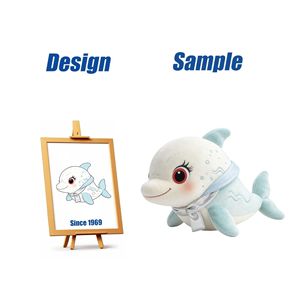 Peluche baleine marine personnalisée de la marque Shengye, jouet en coton PP doux, poupée animale pour aquarium, cadeaux d'entreprise et événements festifs - Product Image 2