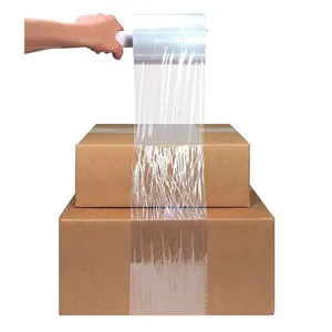 High Quality Transparent Stretch Film Pe Film Hand Stretch Film Handle - Product Image 5