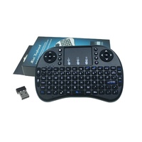 Teclado Inalámbrico USB con Batería de Litio Seca para Raspberry Pi, 2.4GHz, Retroiluminado, Sin Controlador