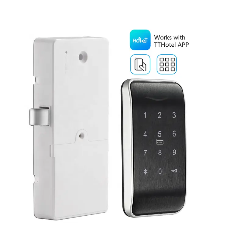 Gestione Online fitness keyless lock lock modalità pubblica polsino key card blocco armadietto rfid con tthett TTlock app gestire