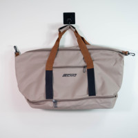 Sac de sport et de voyage en nylon grande capacité avec fermeture éclair robuste, collection de bagages tendance à motifs lettres, vente en gros