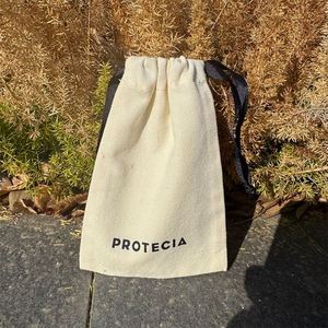 New Arrival Custom Logo Printed Small Organic Cotton <b>Drawstring</b> Bag Packaging Jewelry <b>Pouch</b> - Product Image 1