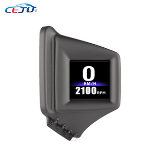 Xe HUD đo Head up hiển thị nhỏ tiện ích M43 OBD2 an ninh báo động rpm MPH & KMH kỹ thuật số tốc độ đo đường - Product Image 3