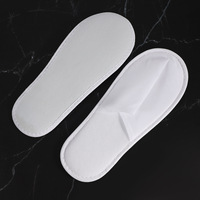 Pantoufles non tissées à bout fermé, livraison rapide, bon marché, intérieur, livraison par machine