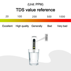 TDS Meter Tester di qualità dell'acqua calibrazione automatica 0-990ppm Tester di purezza dell'acqua per piscine acquari di acqua potabile - Product Image 3