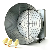 Ventilateur d'extraction mural à grand débit d'air pour ferme avicole, ventilateur d'extraction à cône papillon pour étable à vaches, poulailler, élevage