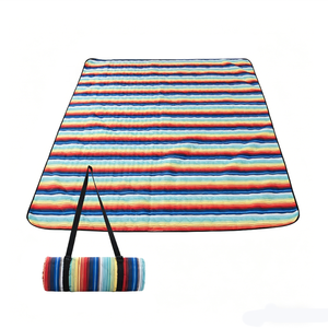 <span class=keywords><strong>Manta</strong></span> de <span class=keywords><strong>Picnic</strong></span> Plegable Enrollable Portátil de Gran Tamaño para Exteriores, Alfombra de <span class=keywords><strong>Picnic</strong></span> <span class=keywords><strong>Impermeable</strong></span> y Resistente a la Arena con Estampado Personalizado Estilo Aztaka - Product Image 2