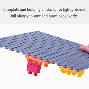 16*16 fai da te bordo dritto piastra di base di grandi particelle Classic MOC <span class=keywords><strong>Building</strong></span> <span class=keywords><strong>Blocks</strong></span> piastra di base giocattoli per bambini multifunzione pratico - Product Image 4
