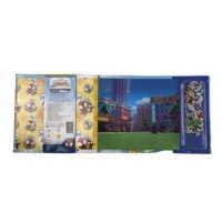Kit d'Activités Magnétique Créatif DIY, Livre de Jeu Amusant pour Étudiant et Enfant, avec Autocollants de Dessin Animé, Thème Homme Masqué, Vente en Gros