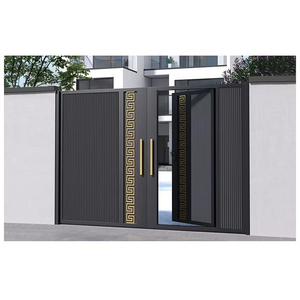 Precio al por mayor Entrada principal Puerta frontal exterior Puerta <span class=keywords><strong>de</strong></span> entrada <span class=keywords><strong>de</strong></span> acordeón deslizante <span class=keywords><strong>de</strong></span> aluminio Puerta <span class=keywords><strong>de</strong></span> entrada - Product Image 6