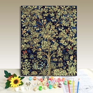 Pintura por Números DIY en Oferta para Adultos y Niños, Arte en Lienzo, Decoración de Pared para el Hogar, Kits de Pintura al Óleo por Números - Product Image 1