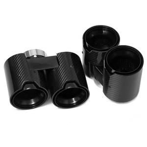 Tuyau d'échappement en fibre de carbone noir Sypes pour <span class=keywords><strong>BMW</strong></span> G20 G21 320 <span class=keywords><strong>330</strong></span> <span class=keywords><strong>330e</strong></span> - Product Image 1