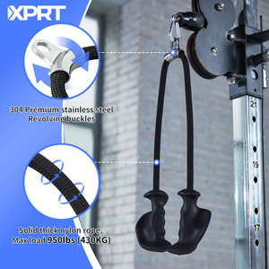 Factory Wholesale <strong>Gym</strong> Fitness Equipment High <strong>Lat</strong> <strong>Pull</strong> Rowing <strong>Machine</strong> Strap Back Muscle Exercise Tricep Rope Handles <strong>Gym</strong> at Home - Product Image 4