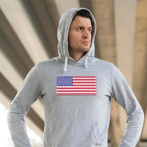 ธงชาติสหรัฐอเมริกา DigitEMB ชุด 11 ชิ้น ขนาด 8 x 4.33 นิ้ว แบบรีดติด ปักบนผ้าไม่ทอ ขอบเมอร์โรว์สีขาว แผ่นปะสีแดง ขาว น้ำเงิน - Product Image 3